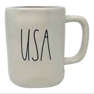 Rae Dunn "U S A" by Magenta Mug Cup New